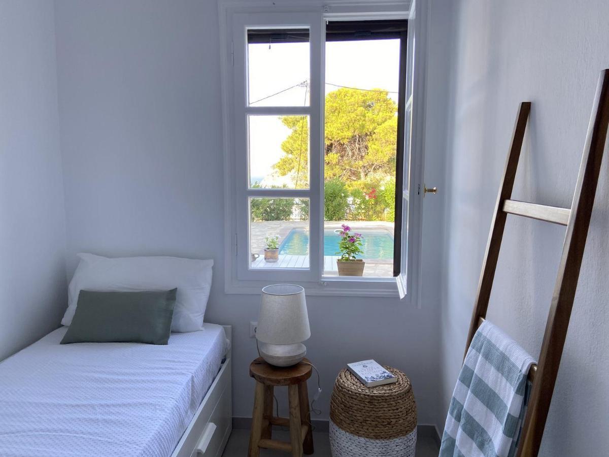 Villa Icelle Skopelos Town Sea View Swimming Pool Exterior photo