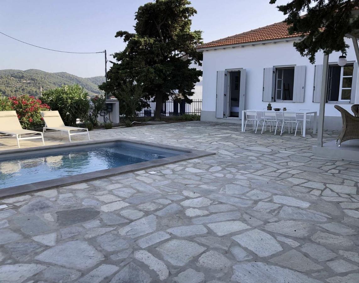Villa Icelle Skopelos Town Sea View Swimming Pool Exterior photo