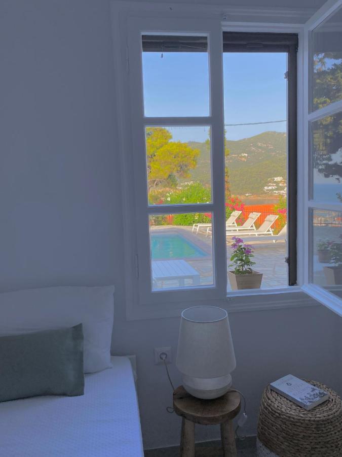 Villa Icelle Skopelos Town Sea View Swimming Pool Exterior photo