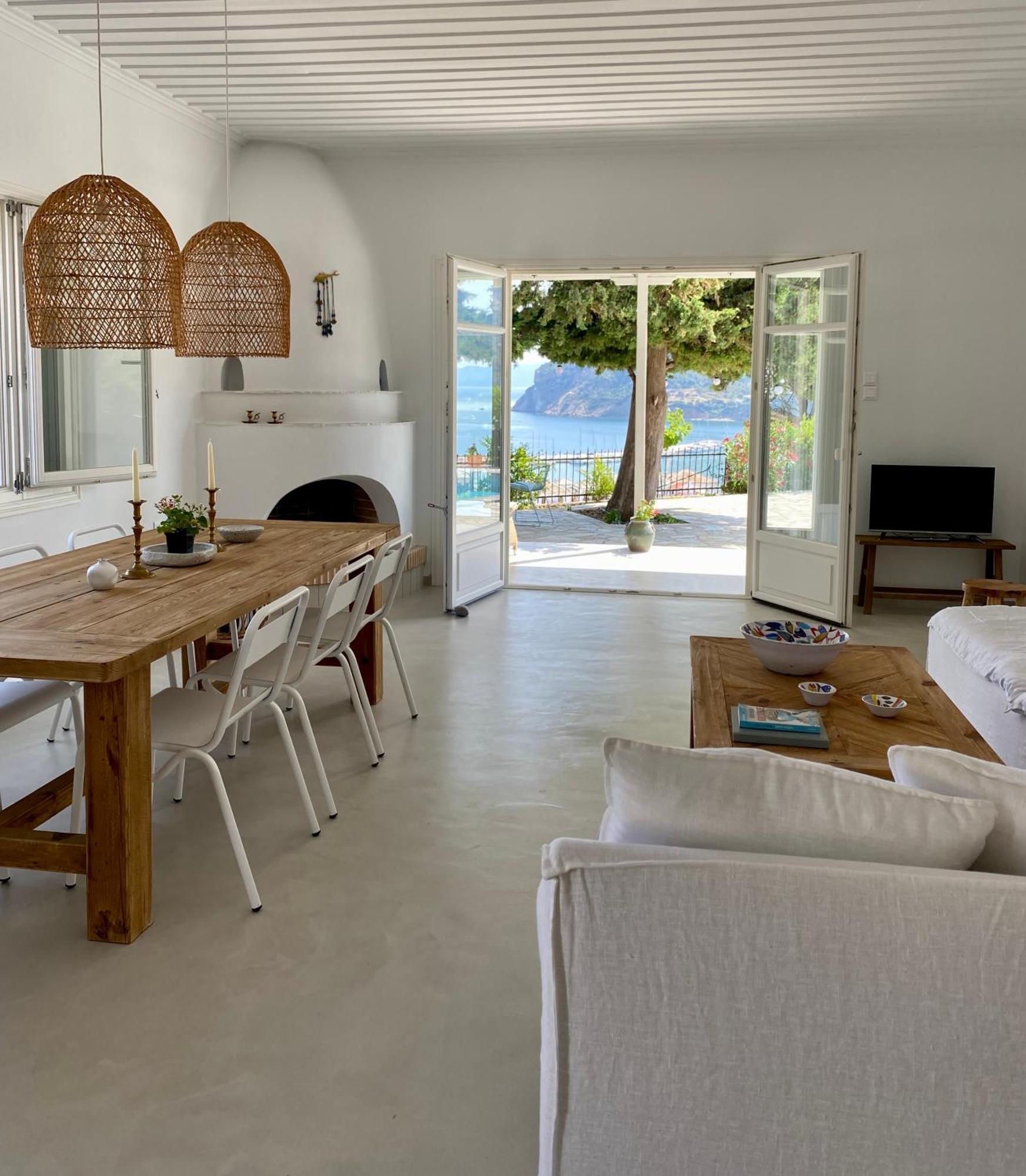 Villa Icelle Skopelos Town Sea View Swimming Pool Exterior photo